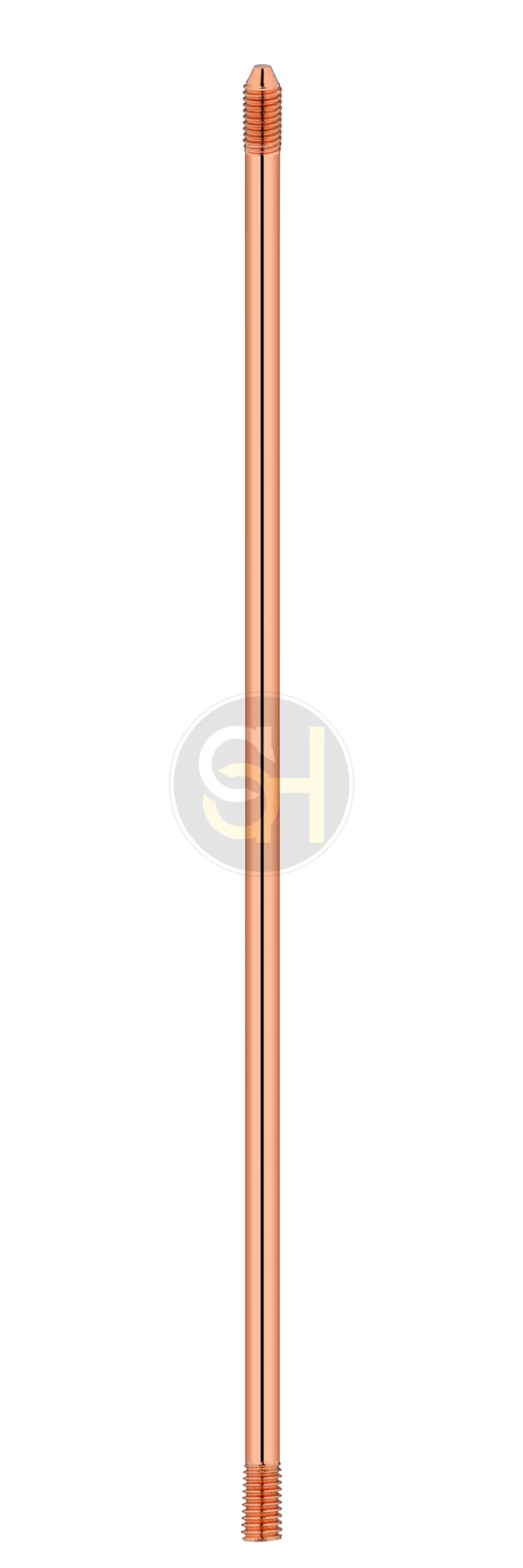 Copper bonded Earthing Rod with Thread